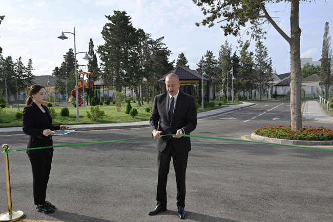 Prezident Bakıda açılışda - Fotolar