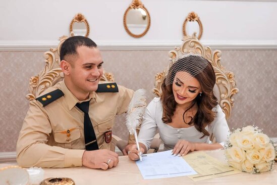 Hərbçimiz karantində EVLƏNDİ - FOTO/VİDEO