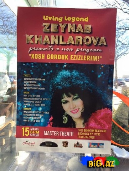 Zeynəb Xanlarova ABŞ-da konsert verəcək – FOTO