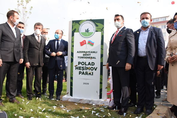Türkiyədə Polad Həşimovun adı verilən parkın açılışı oldu - FOTO