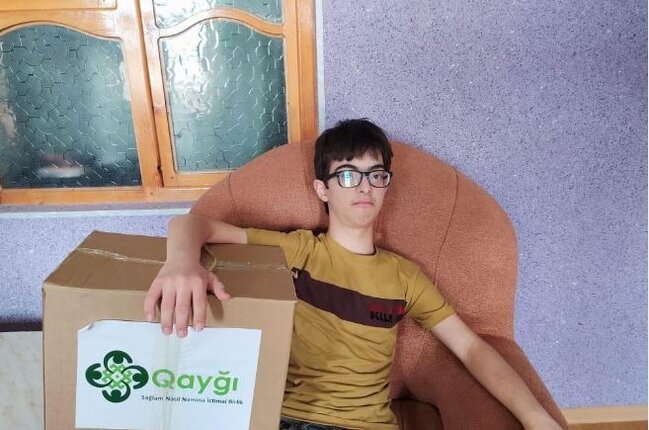 "Qayğı - Sağlam Nəsil Naminə" İctimai Birliyi daun sindromlu uşaqlara yardım edib - VİDEO