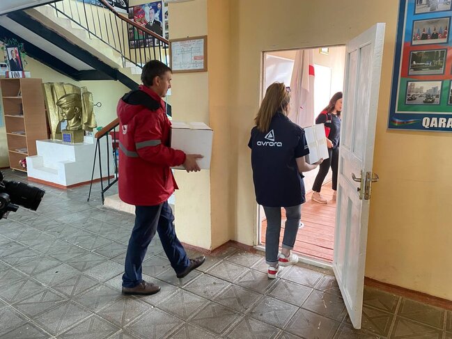 "Avrora" ilə Göygöl və Şabranda məktəbə qayıdış sevinci