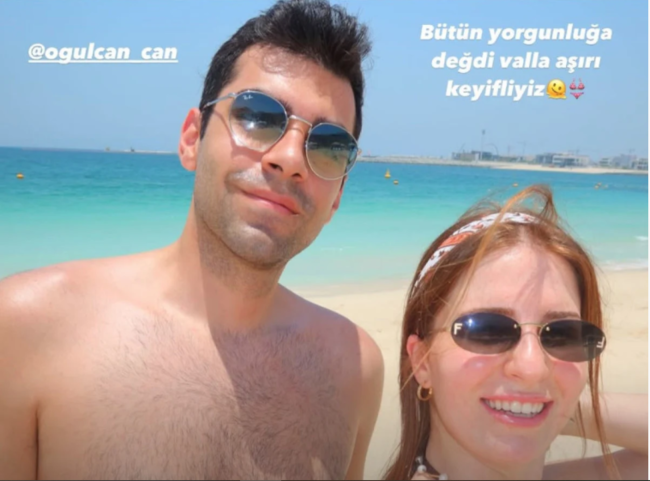 Dubaydan sevgi dolu kadrlar — "Sihirli Annem"in ulduzu bal ayında