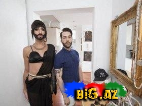 Konçita Vurst əri ilə - FOTO