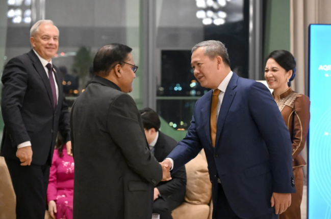 Prezident İlham Əliyevin adından AQEM-in 7-ci Zirvə Görüşünün iştirakçılarının şərəfinə şam yeməyi verilib - Foto
