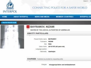 İnterpol Nizami Bayramovu axtarışa verdi