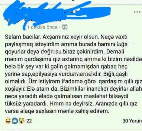 Azərbaycanda hamı bu Whatsapp yazışmasından DANIŞIR: "Qardaşım qıllı qız xoşlayır..." - FOTO
