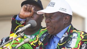 Zimbabvenin yeni prezidenti and içdi