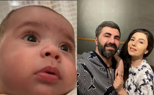 Zaur oğlu Davud ilə - YENİ FOTO