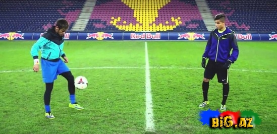 15 yaşlı futbolçu Neymarı mat qoydu - VİDEO