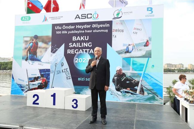 Ulu öndər Heydər Əliyevin 100 illik yubileyinə həsr olunmuş "Baku Sailing Regatta 2023" keçirilib