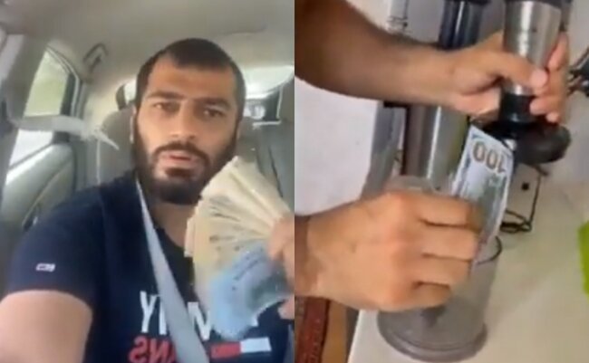Elmar Qasımov bu dəfə dollarları "blender"ə qoyub... - Video - xeberler