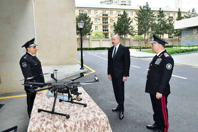 Prezident İlham Əliyev DTX-nin yeni inzibati binalarının açılışında iştirak edib - FOTO