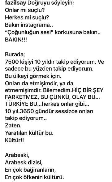 Fazil Saydan TƏNQİD: Yoxsulluq içində olan sənətkarlar, pul içində üzən Dilan Engin Polatlar... - FOTOLAR