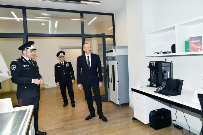 Prezident İlham Əliyev DTX-nin yeni inzibati binalarının açılışında iştirak edib - FOTO