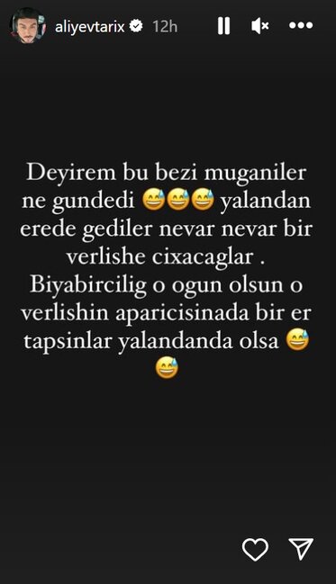 Tolik yalandan ərə gedən məşhurlara "sataşdı"