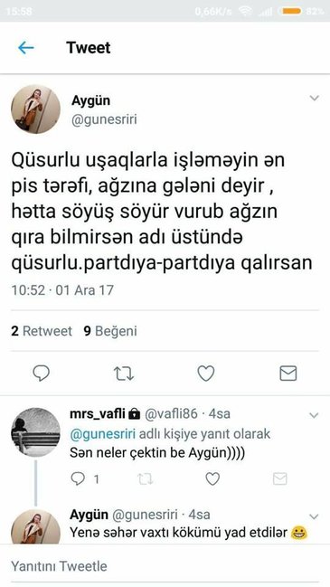 Azərbaycanlı psixoloq fiziki məhdudiyyətli uşaqları təhqir etdi: "Bir debil şagirdim var…"–FOTOFAKT