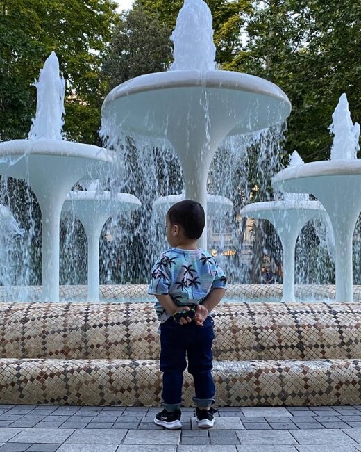 Bu da müğənni Azad Şabanovun HƏYAT YOLDAŞI - FOTOLAR