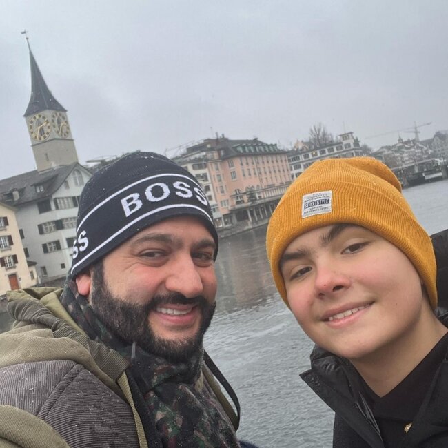 Yusif Eyvazovun ailəsiylə İsveçrə gəzintisi - Fotolar