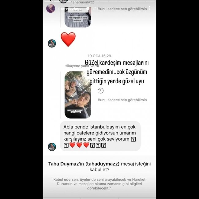 Merve Boluğur Taha ilə bağlı peşmanlığını etiraf etdi - Foto