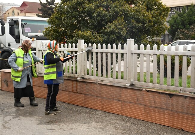 Güclü yağışdan sonra paytaxtda genişmiqyaslı daxili iməclik keçirilib