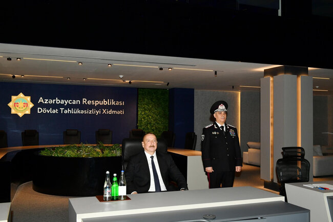 Prezident İlham Əliyev DTX-nin yeni inzibati binalarının açılışında iştirak edib - FOTO