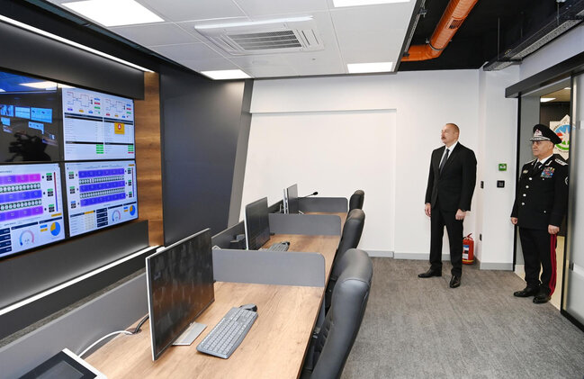 Prezident İlham Əliyev DTX-nin yeni inzibati binalarının açılışında iştirak edib - FOTO