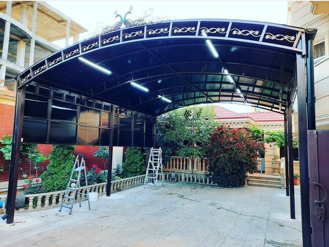 Polikarbonat və dam örtüklərin hazırlanması və quraşdırılması!