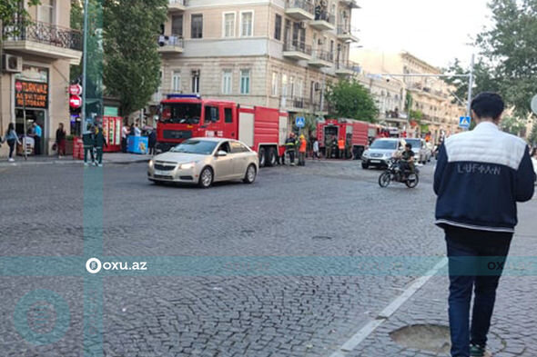 Bakıda yaşayış binasındakı yanğınla bağlı MƏLUMAT - YENİLƏNİB + FOTO/VİDEO