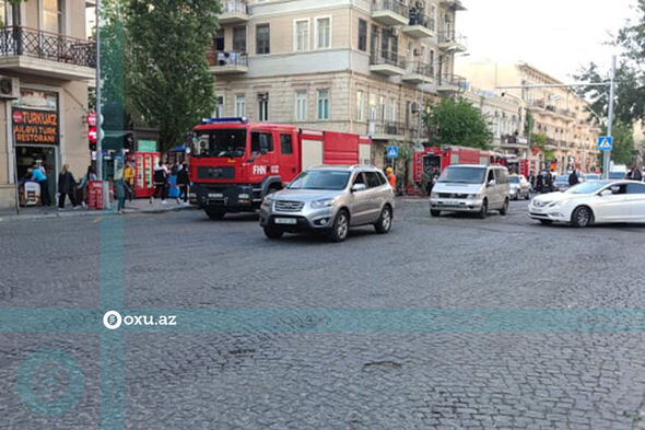 Bakıda yaşayış binasındakı yanğınla bağlı MƏLUMAT - YENİLƏNİB + FOTO/VİDEO