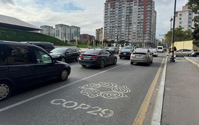 Bu küçələrdəki COP29 zolaqlarına avtomobillər daxil ola bilər - Siyahı