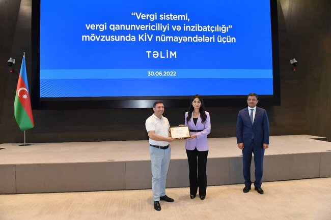 Media nümayəndələri üçün "Vergi sistemi, vergi qanunvericiliyi və inzibatçılığı" mövzusunda təlim keçirilib