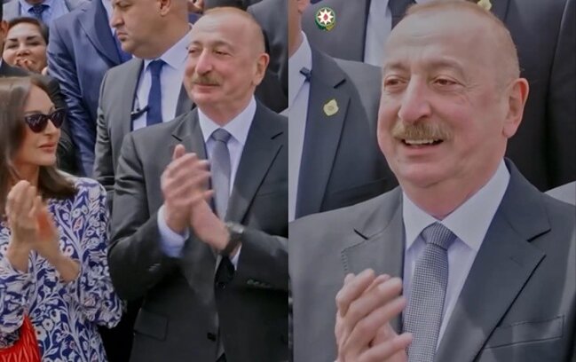 Prezident İlham Əliyevin Ağdama səfərindən SƏMİMİ GÖRÜNTÜLƏR - VİDEO