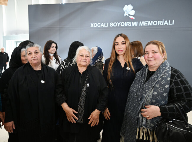 Xocalı Soyqırımı Memorialının açılışından - Fotolar
