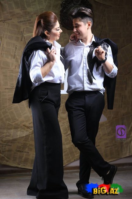 ATV-nin məşhur aparıcısı 14 yaşlı oğlu ilə - FOTOSESSİYA