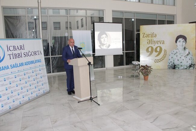 Yevlaxda Zərifə xanım Əliyevanın əziz xatirəsi anılıb