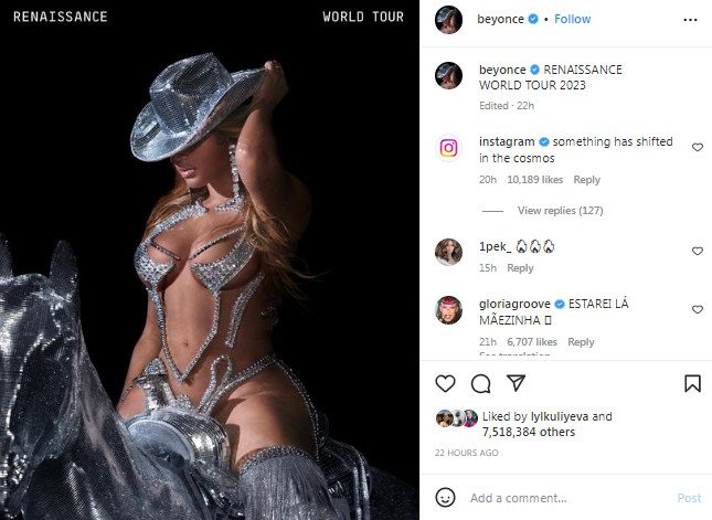 Beyonsun bu paylaşımına "İnstagram"ın özü şərh yazdı - FOTO