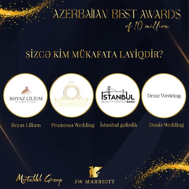 Sahələrinin ən yaxşıları "Azerbaijan Best Awards"da seçiləcək