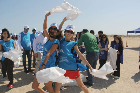 Beynəlxalq Sahilyanı Təmizlik Günü münasibətilə təmizlik aksiyası keçirilib - FOTO