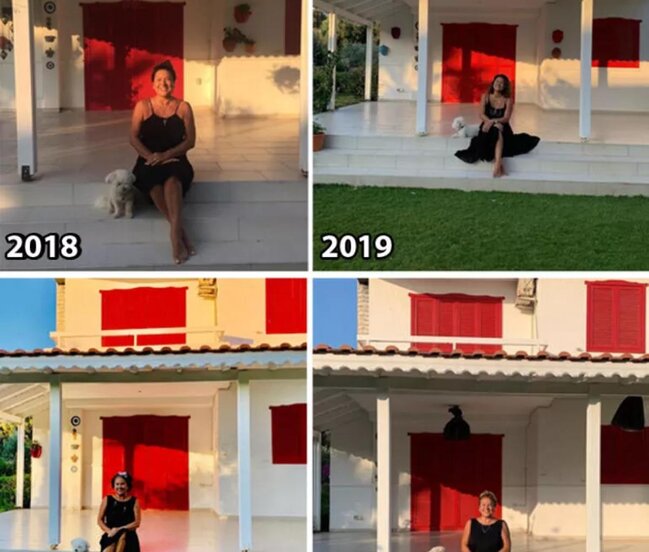 Məşhur aktrisanın Çeşmədəki qırmızılı villası - FOTOLAR