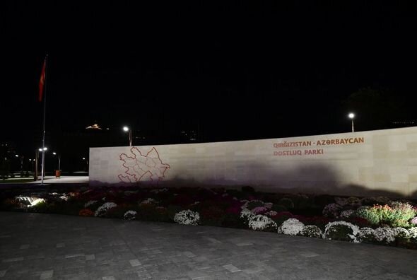 Bişkekdə Qırğızıstan-Azərbaycan Dostluq Parkı açılıb - FOTO