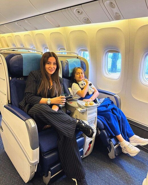 Ayan qızı ilə Dubayda - FOTO-VİDEO