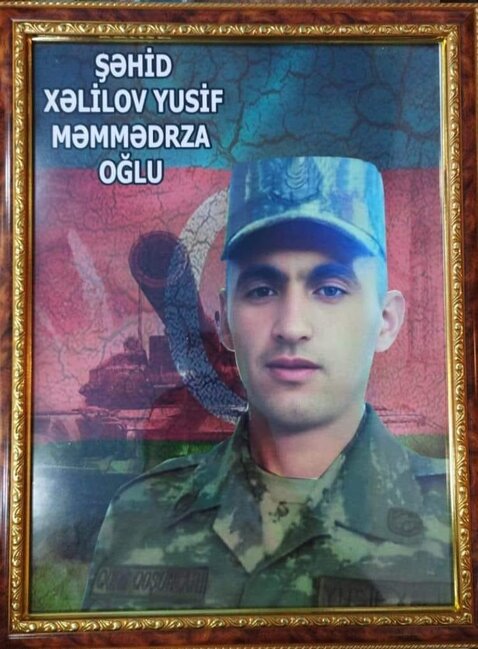 Şəhid Yusif Xəlilov dəfn olundu - FOTOLAR