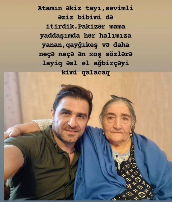 Talıb Talenin ailəsində ağır itki