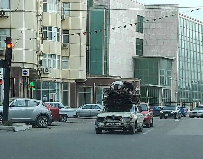 Bakıda ölüm saçan avtomobillər – FOTOLAR