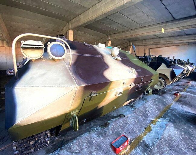 Müdafiə naziri bu bazanın döyüş hazırlığını yoxladı - FOTO