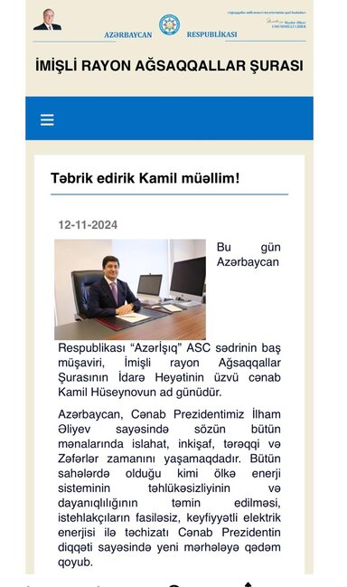 SSRİ bayrağı qaldıran, "Georgi lenti" taxan Saleh Səmədov "Azərişıq"ASC-nin vəzifəli şəxsidir? – İLGİNC İDDİA