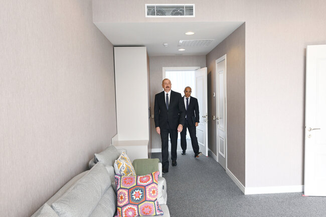 Prezident Bakıda açılışda - Fotolar