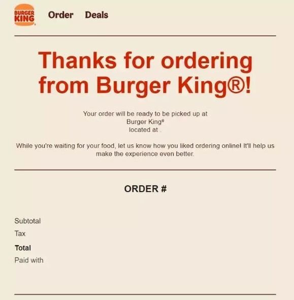"Burger King" minlərlə müştəriyə boş qəbz göndərdi – FOTO