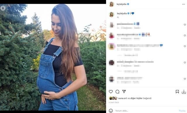 9 aylıq hamilə aktrisa yeni fotolar paylaşdı - FOTO